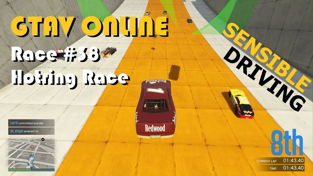 GTAV Race #38 Hotring Circuit! Sensible Driving!!!