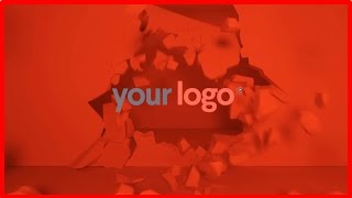 Wall Break logo animation