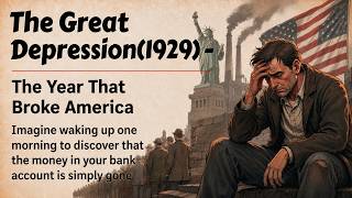 The Great Depression | The Year That Broke America | Listen and improve your English | Graded Reader