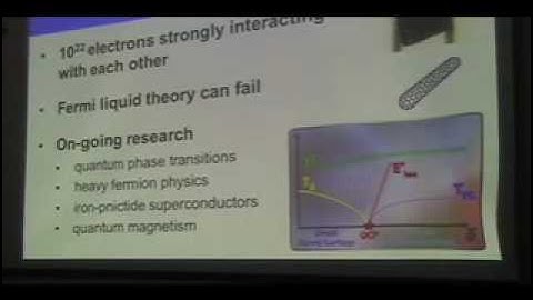 Rice University Physics and Astronomy: Condensed Matter Physics part 2 of 2