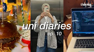 UNI VLOG: school days, iftar with friends, study vlog, computer engineering final semester