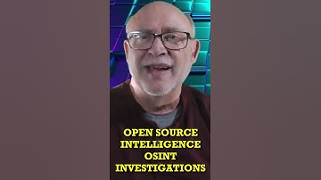 Open Source Intelligence Investigations OSINT | Private Investigator Training Video