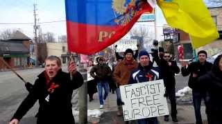 В Торонто прошел антифашистский митинг