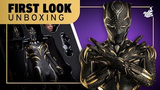 Hot Toys Black Panther Wakanda Forever Figure Unboxing | First Look