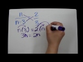 Solving Proportions with Cross Multiplication