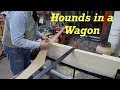 Building Hounds in the Borax Water Wagon & Pressure Treating Wagon Hubs | Engels Coach