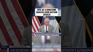 RFK Jr.'s duck quack ringtone interupted his autism speech
