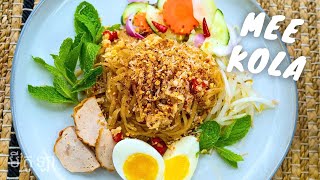HOW TO MAKE MEE KOLA | CAMBODIAN SUMMER NOODLES | មីកូឡា