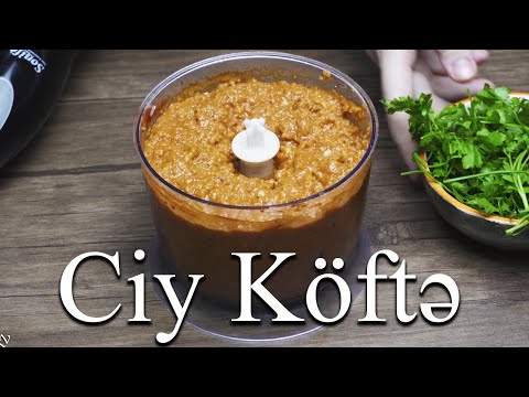 Ətsiz çiy köfte | Tezbazar ve dadlı | Etsiz çiğ köfte | Ciy Kofte hazirlanmasi