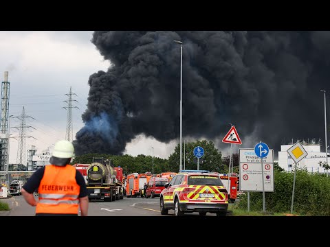 Explosion in Chemiepark in Leverkusen