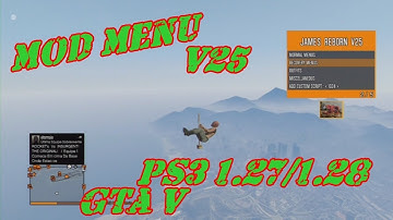 MOD MENU James v25 FUNNY CARS GTA V PS3  1.27/1.28 DEX/CEX BLES/BLUS +DOWNLOAD