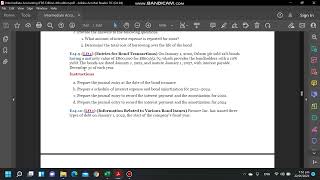 Intermediate Accounting 2 Week 2 Assignment No. 2: E 14.9