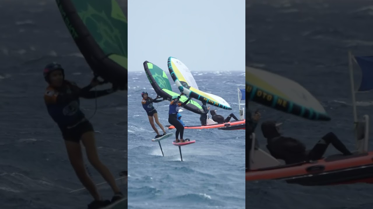 Another win for Nia in #grancanaria #wingfoil