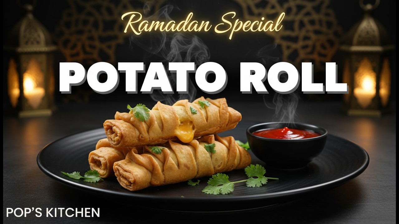 Ramadan Special Aloo Roll | Crispy Iftar Snack | POP's Kitchen