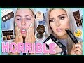 Full Face FIRST IMPRESSIONS 💀📛 Bad Makeup! 👎 FML