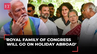 On June 4, Royal family of Cong will go on holiday abroad after blaming Kharge for defeat: PM Modi