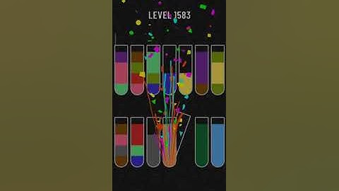 Water sort puzzle level 1583