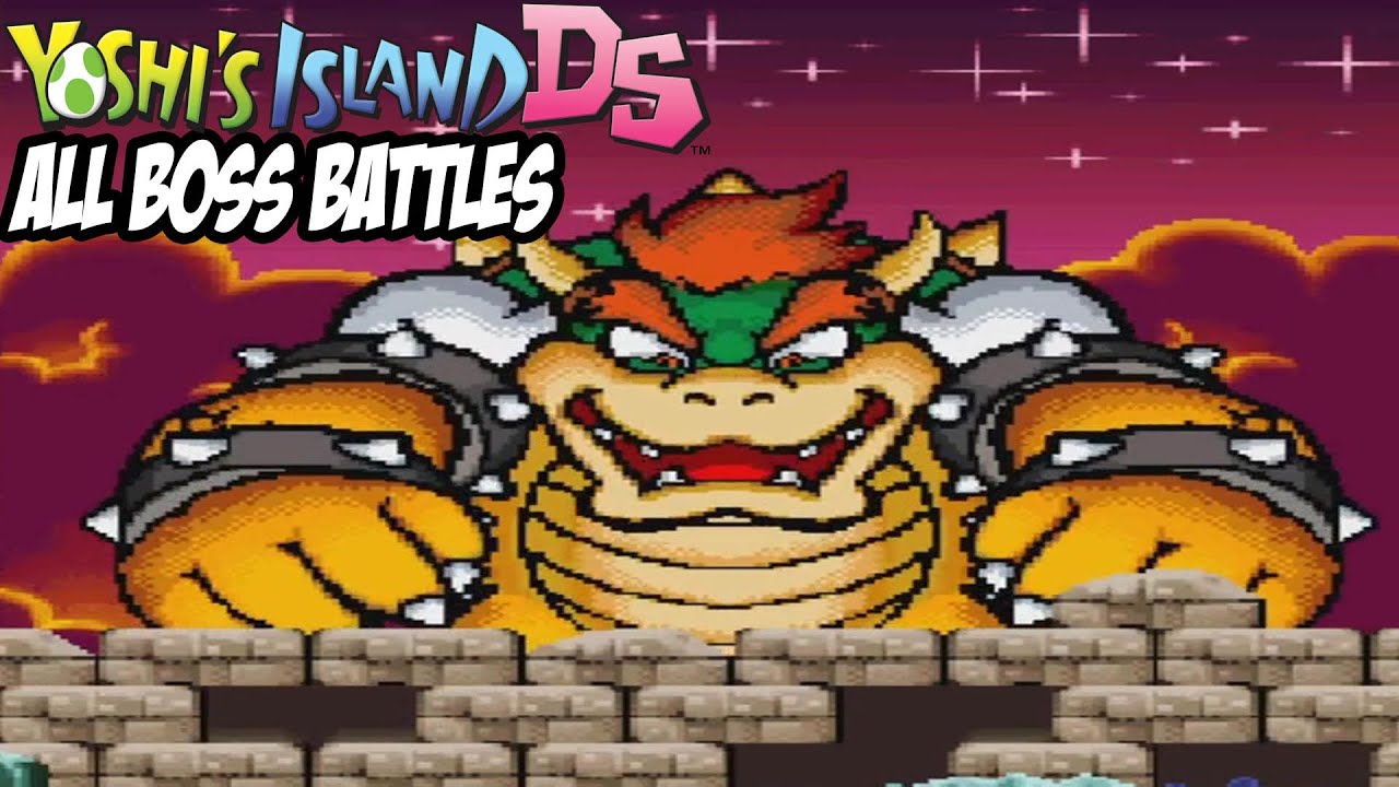 Yoshi's Island DS - All Bosses ( No Damage )