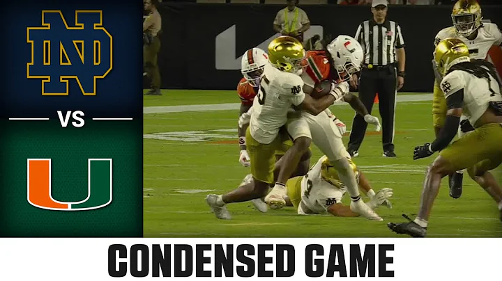 Notre Dame vs. Miami Condensed Game | 2025 ACC Football