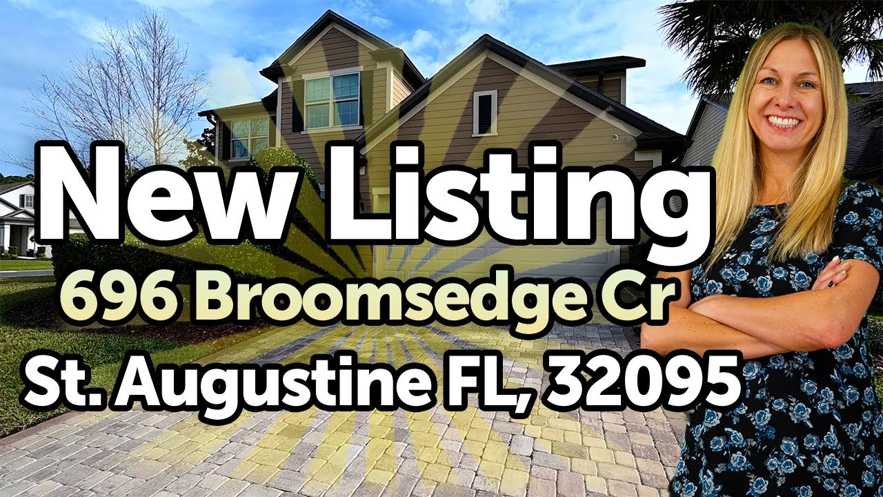 Homes For Sale in St. Augustine FL 696 Broomsedge Cr St. Augustine FL