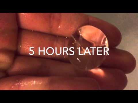 Invisible Polymer Balls