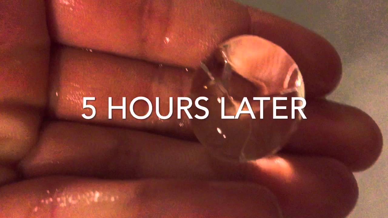 Invisible Polymer Balls