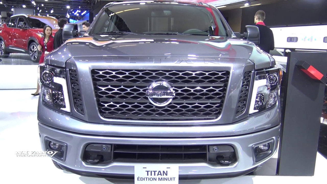 2018 Nissan Titan V8 Midnight Edition Exterior And Interior Walkaround 2018 Montreal Auto Show