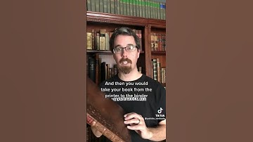 History of book production and binding