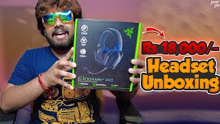 Unboxing 18000/- Razer Black Shark v2 Esports Wireless Headset | #unqgamer #unqgaming #saharayt