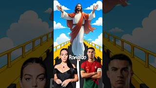 Georgina rocket 🚀 but ronaldo shocked 😯 #short #viral #video #jesus #cartoon #game