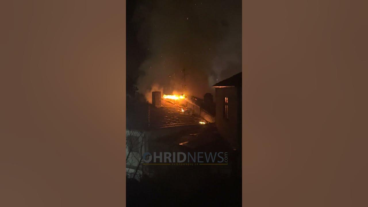 Пожар во куќа на „Андон Дуков“, причинета материјална штета - YouTube