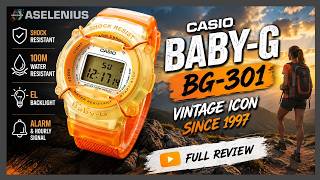 The Forgotten Vintage Baby-G! | Casio BG-301 Review | Battery Replacement