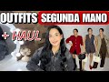 OUTFITS con ROPA DE SEGUNDA MANO + MINI HAUL de SEGUNDA MANO