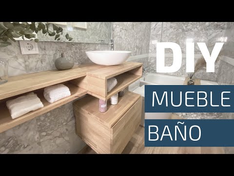 Video: Mueble para lavabo de baño cómodo y práctico