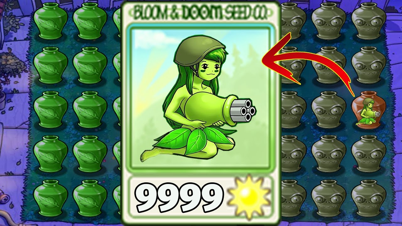 Vasebreaker Endless Anime Girl Gatling PEA Plants vs Zombies Anime