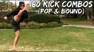 180 Kick Combos: Pop & Bound Transition | Tricking Tutorial #114