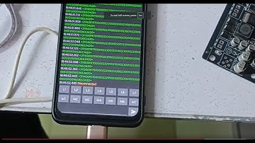 How to enter text in STM SPWM inverter module by android mobile phone
