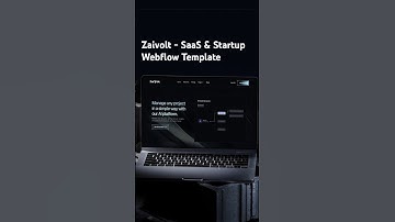 Zaivolt - AI-Driven SaaS & Startup Website Template | Premium Webflow Template