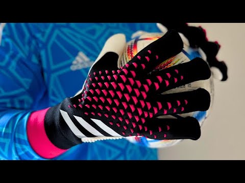 ASMR] Adidas PREDATOR ACCURACY GL PRO FINGERSAVE PROMO OWN YOUR FOOTBALL  Goalkeeper Gloves Unboxing - YouTube