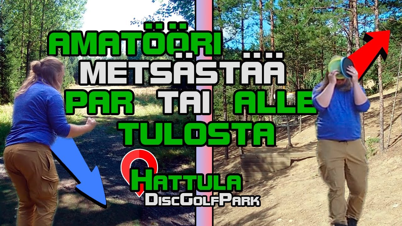Uusia muutoksia Hattulan frisbeegolfradalla - Pelataan tuloskierros ja avataan omaa pelikirjaa