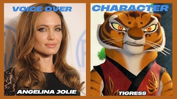 COMPARISON VOICE OVER AND CAST KUNGFU PANDA
