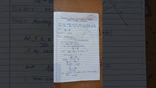 Class X Maths Triangles Converse of Basic Proportionality Theorem (Statement & Proof)##mathsshorts