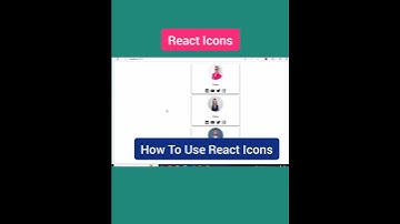 How To Use React Icon and Install Package #shorts #shortvideo