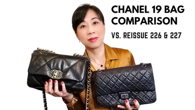 CHANEL REISSUE 2.55 DOUBLE FLAP HANDBAG - SO BLACK IN GLAZED