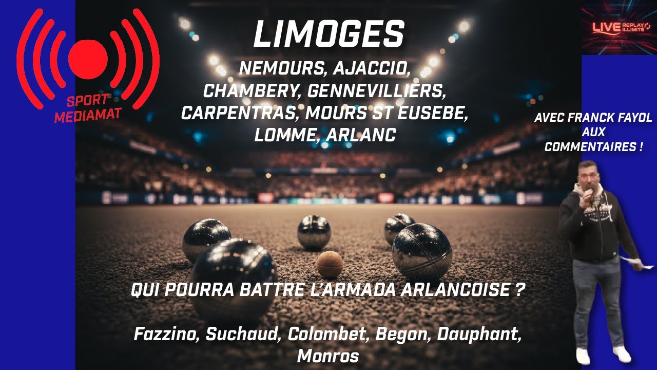 🔴 LIVE PÉTANQUE | Coupe de France | Limoges : 8èmes de Finale