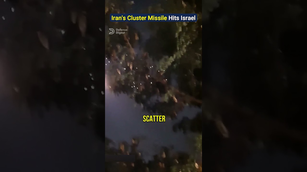 Iran’s Khorramshahr 4 Cluster Warhead Hits Tel Aviv!