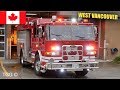 *HORN* [West Vancouver] Engine 1 Responding x2 Siren &amp; Lights