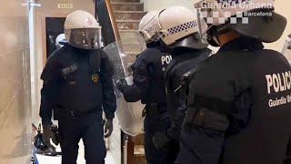 Operación antidroga en el Eixample