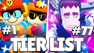 PRO Ranks ALL 77 BRAWLERS from WORST to BEST - TIER LIST SEASON 24