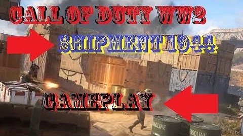 cod ww2 shipment capture the flag